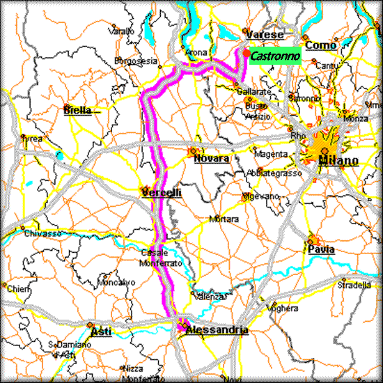 GIMAC - how to find us - alessandria - castronno