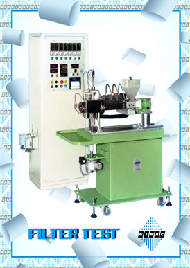 GIMAC - machines, plants, dies and equipments for extrusion and microextrusion - filter test unit for masterbatches